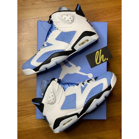 Sz 11.5 Air Jordan 6 Retro "UNC" - Picture 8 of 9